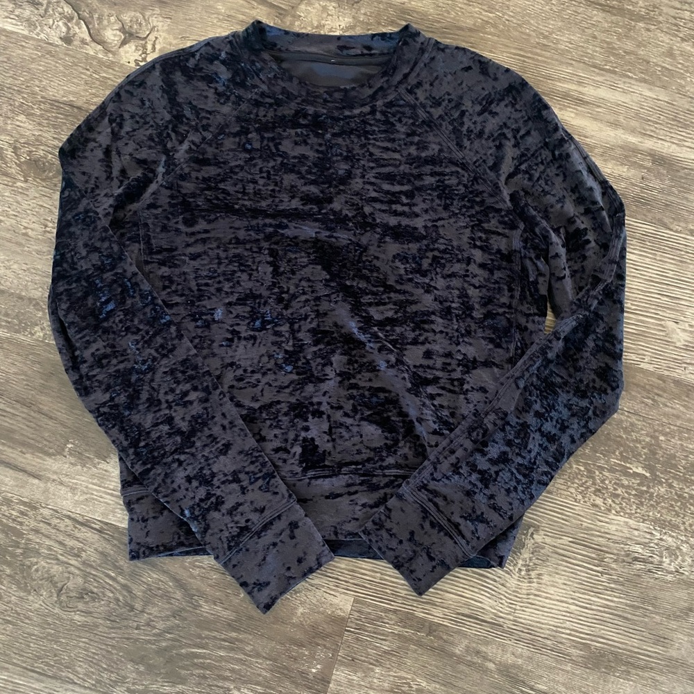 Lululemon Warm Down Crew *Crushed Velvet